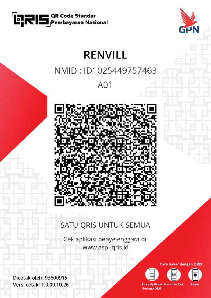 QRIS Resmi Renvill Game